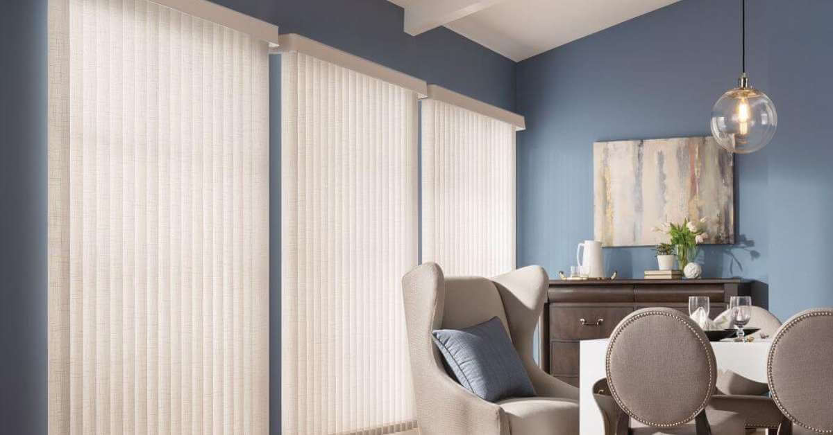 Vertical Blinds can be motorized to achieve a hassle-free operation.