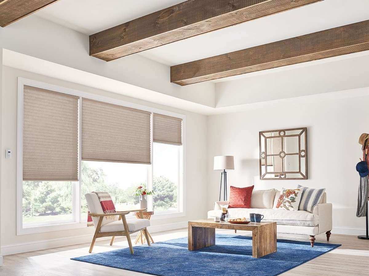 graber cellular shades with motorized lift